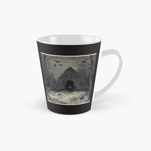 Item preview, Dark Nordic Ruins Ravens Gothic Winter Art designed and sold by FrostAndFang.