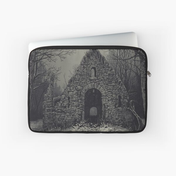 Item preview, Dark Nordic Ruins Ravens Gothic Winter Art designed and sold by FrostAndFang.