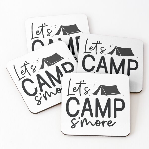 Item preview, Lets Camp Smore - Cute Mountain Nature Hiking Outdoor Forest Camper Gift designed and sold by FuzionRaptor.