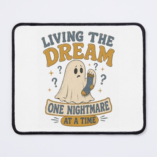 Item preview, Living The Dream One Nightmare At A Time Missing Sock Ghost designed and sold by Region.