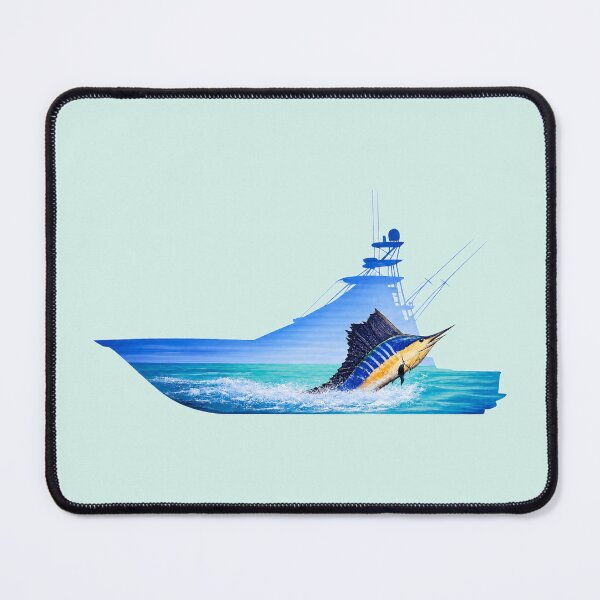 Item preview, marlin boat silhouette designed and sold by Seyahshop.