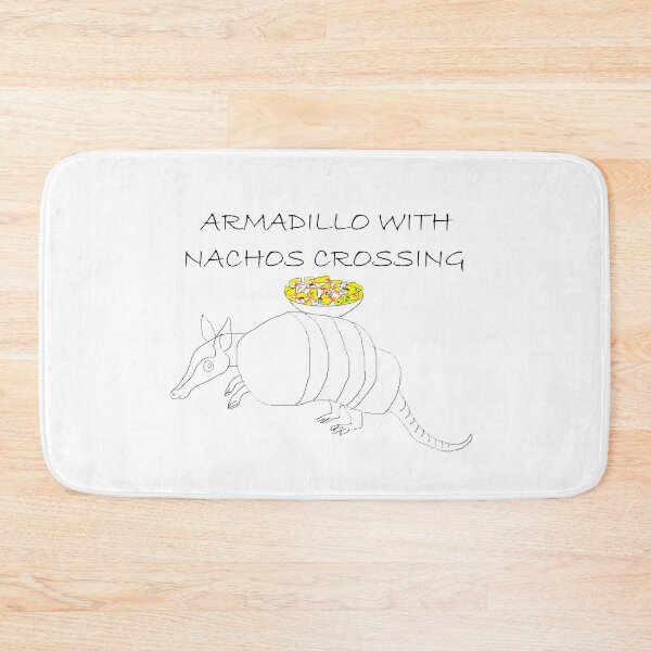 Item preview, ARMADILLO WITH NACHOS CROSSING designed and sold by Thalmann Designs TM.