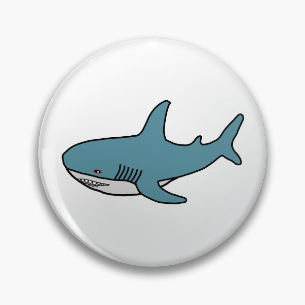 Item preview, Blue Shark Blåhaj designed and sold by AllMinimal.