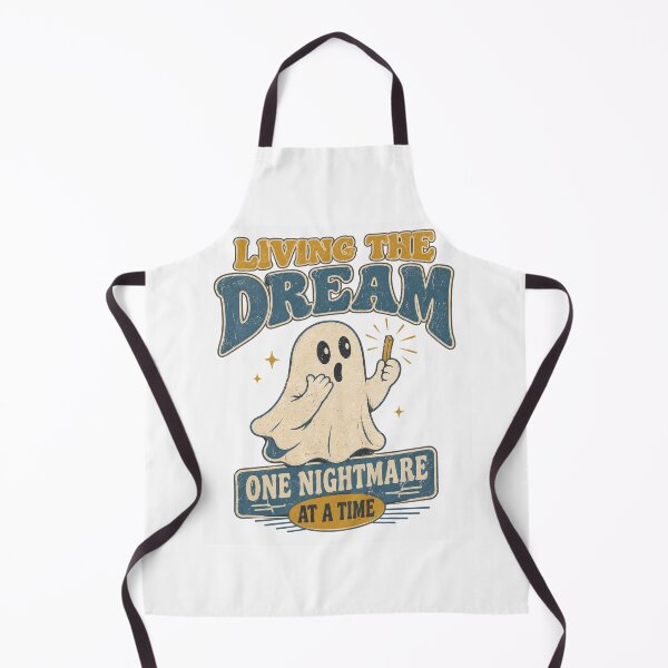 Item preview, Living The Dream One Nightmare At A Time French Fry Ghost designed and sold by Region.