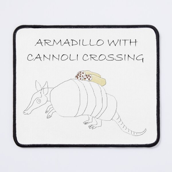 Item preview, ARMADILLO WITH CANNOLI CROSSING designed and sold by Thalmann Designs TM.