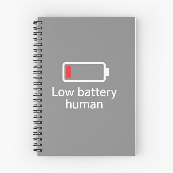 Item preview, „Low battery human” designed and sold by PrintYourStyle.