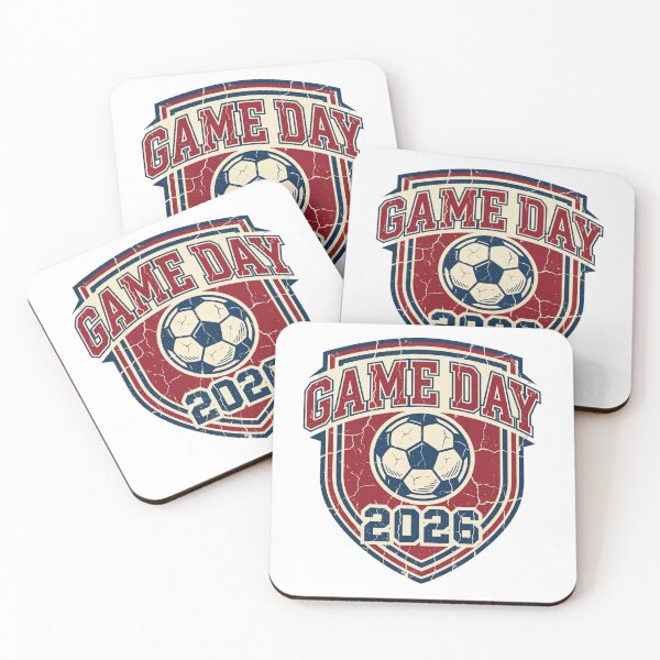 Item preview, Game Day 2026 Distressed Vintage Soccer Shield | Retro Football Fan Shirt Gift designed and sold by FashionFlairLab.