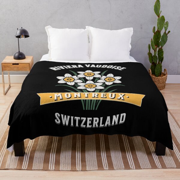 Item preview, Montreux Switzerland Wild Narcissus Mountain Hike designed and sold by AntiqueImages.