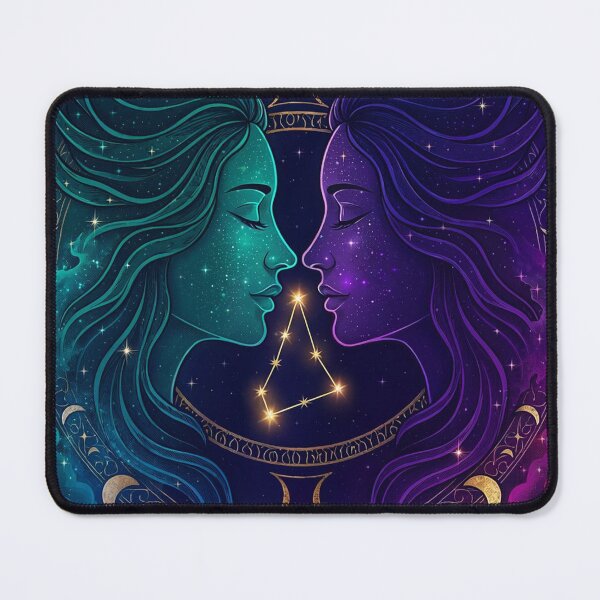 Item preview, Gemini Zodiac Celestial Constellation — Mystical Galaxy Astrology Art designed and sold by AvalonMoss.