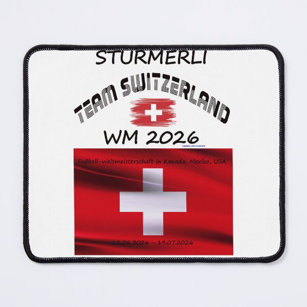 Item preview, Switzerland Fan T‑Shirt WM 2026 outfit Schweiz designed and sold by cabevo.