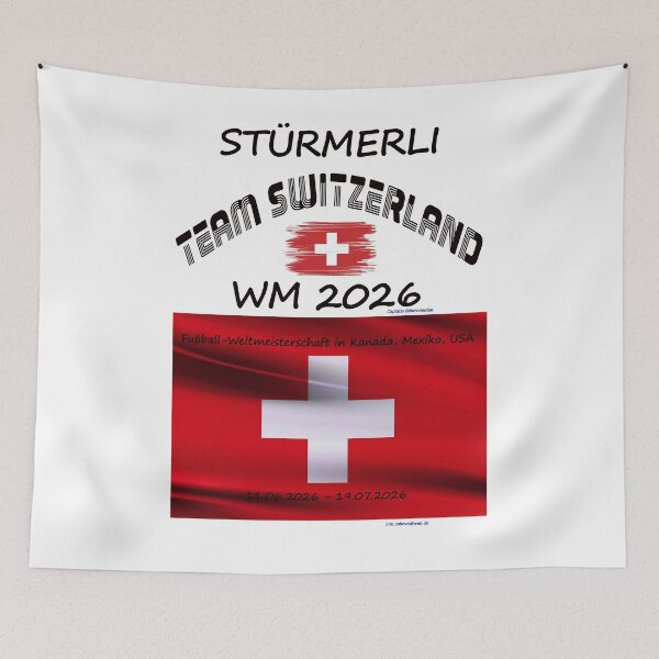 Item preview, Switzerland Fan T‑Shirt WM 2026 outfit Schweiz designed and sold by cabevo.