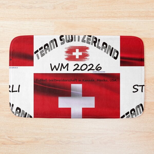 Item preview, Switzerland Fan T‑Shirt WM 2026 outfit Schweiz designed and sold by cabevo.