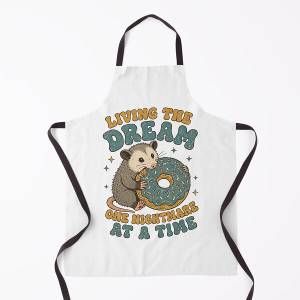 Item preview, Living The Dream One Nightmare At A Time Donut Possum designed and sold by Region.