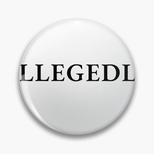 Item preview, Allegedly Sticker | Funny Legal Humor Sticker | Lawyer Gift | Attorney Humor designed and sold by CoffeeNChaosConcepts.