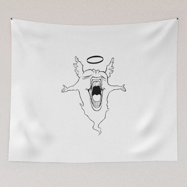 Item preview, The Mischievous Ghost - Floating Halo Spirit designed and sold by Mrdonut-ARt.