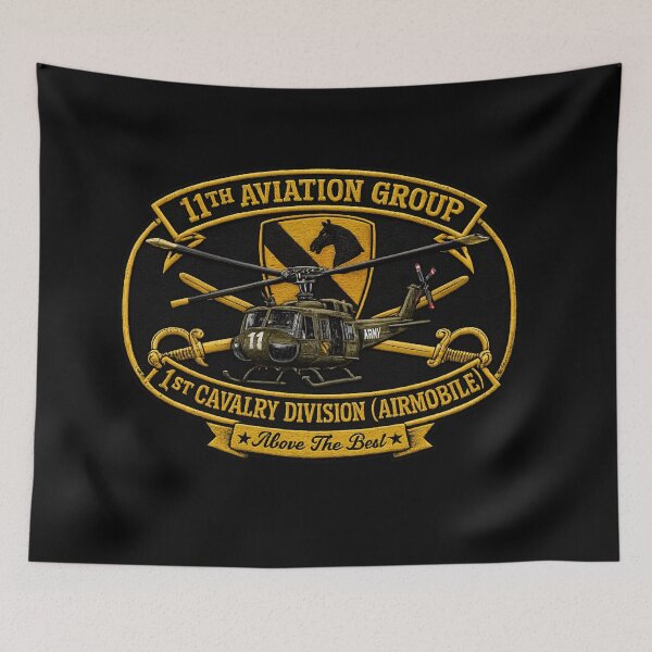 Item preview, 1st Cavalry Division (airmobile) - 11th Aviation Group designed and sold by Military Insignia Products.