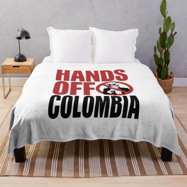 Item preview, Hands Off Colombia – Bold Protest & Solidarity Graphic designed and sold by just-quotes.