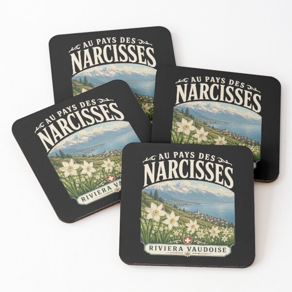 Item preview, Riviera Vaudoise Wild Narcissus Swiss Alps Art designed and sold by AntiqueImages.
