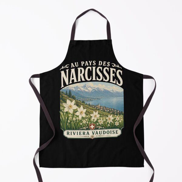 Item preview, Riviera Vaudoise Wild Narcissus Swiss Alps Art designed and sold by AntiqueImages.