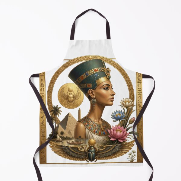 Item preview, Nefertiti Ancient Egypt Royal Queen | Egyptian Mythology and Pyramid Art designed and sold by Queen Cleopatra.