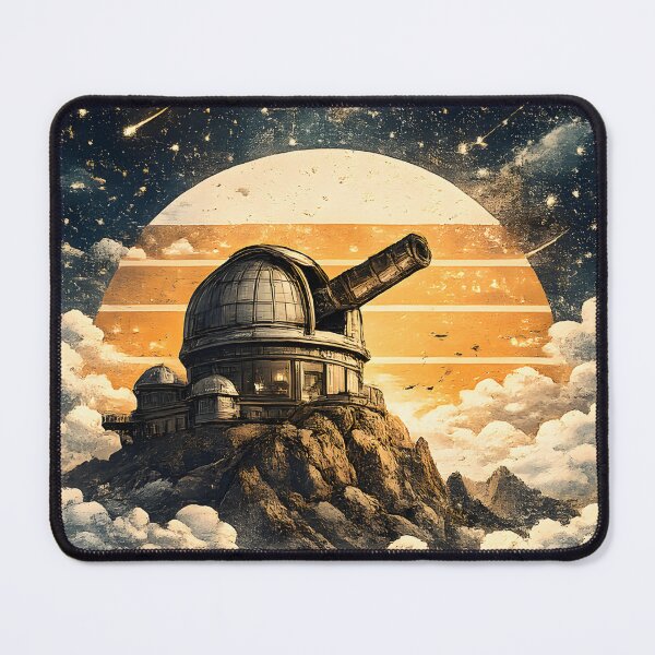Item preview, Retro Space Observatory Vintage Astronomy Sunset Art Design designed and sold by Akter-sikder.
