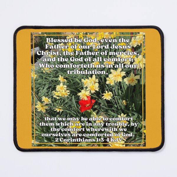 Item preview, 2 Corinthians 1:3-4 Blessing & Praise (Daffodil design) designed and sold by stella literarium.