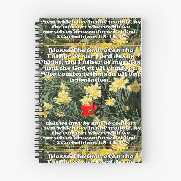 Item preview, 2 Corinthians 1:3-4 Blessing & Praise (Daffodil design) designed and sold by stella literarium.