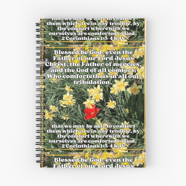 Item preview, 2 Corinthians 1:3-4 Blessing & Praise (Daffodil design) designed and sold by stella literarium.