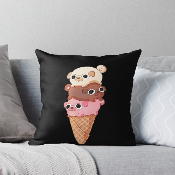 Item preview, Scoops Pug Meme Cartoon Gift, Scoops Pug Stickers & Magnets designed and sold by Marin ★★★★★.