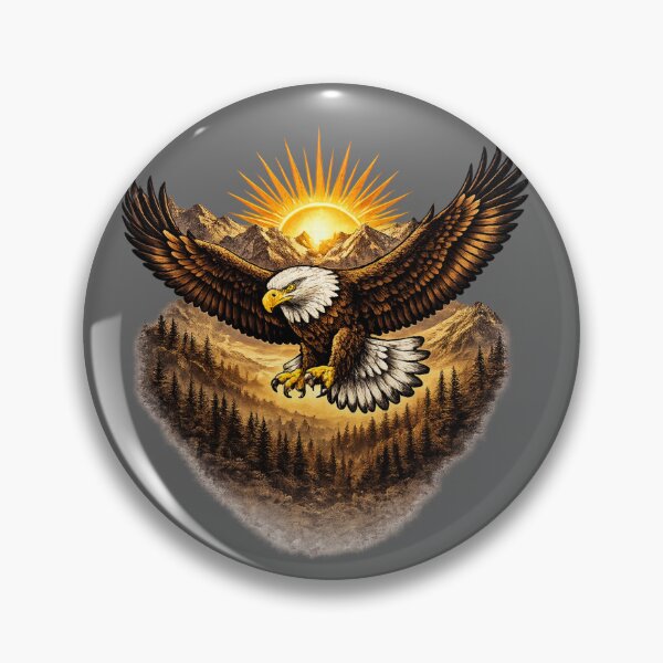 Item preview, Majestic Eagle Mountain Sunrise designed and sold by MCNovaStudio.
