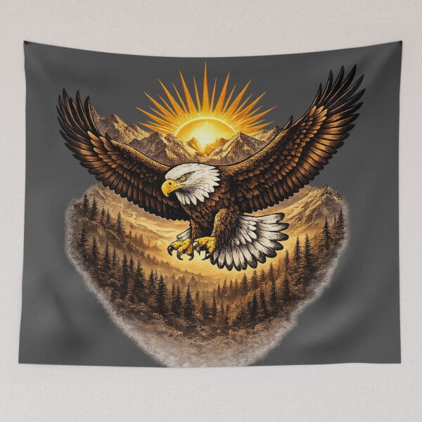 Item preview, Majestic Eagle Mountain Sunrise designed and sold by MCNovaStudio.