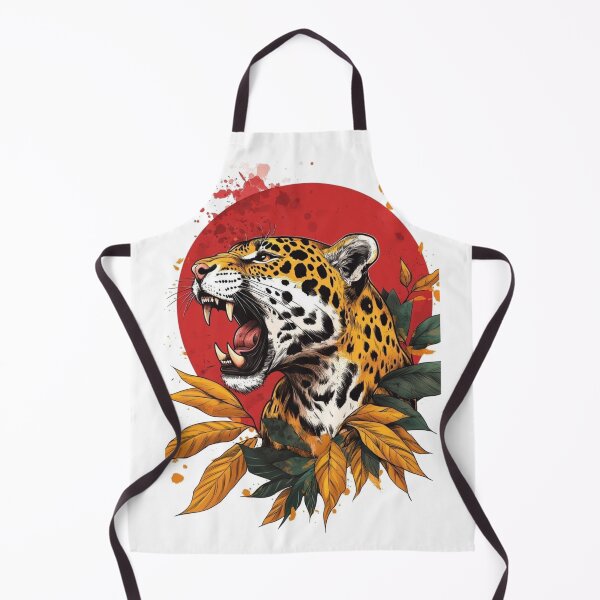 Item preview, Roaring Leopard Jungle Wildlife Graphic T-Shirt Design designed and sold by The craft.