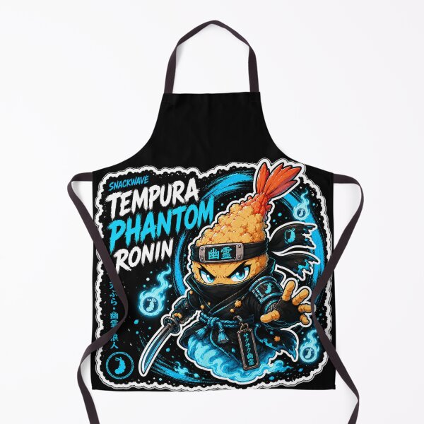 Item preview, Tempura Phantom Ronin Ghost Samurai Shrimp Anime Sticker designed and sold by Snackwave Ninety.