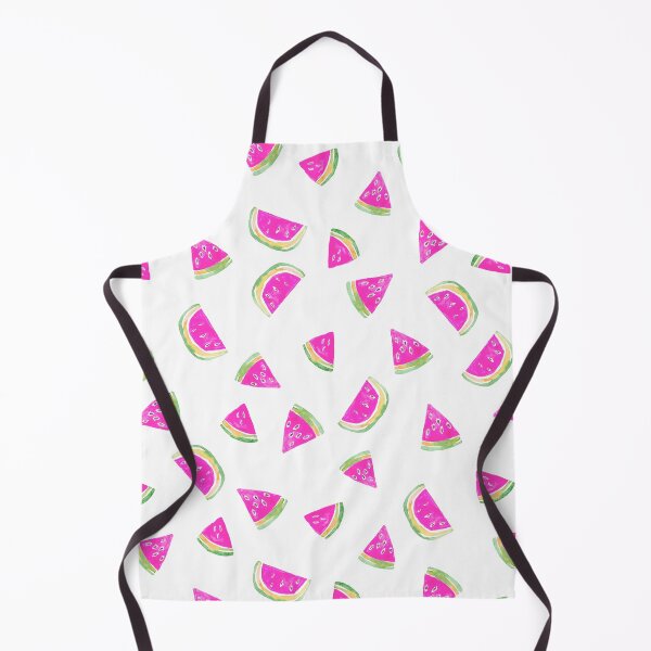 Item preview, Watercolor Watermelon Slices in Pink &Green on white designed and sold by aneladesigns.