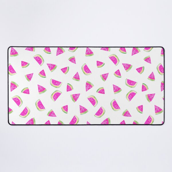Item preview, Watercolor Watermelon Slices in Pink &Green on white designed and sold by aneladesigns.