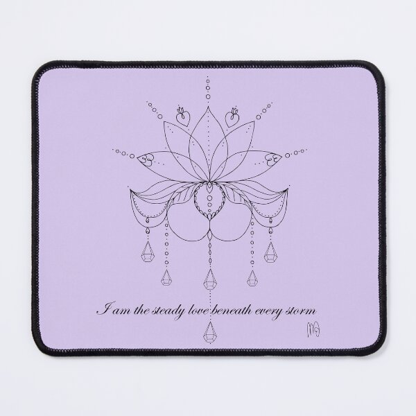 Item preview, Steady Lotus - Levander Mist designed and sold by DancingMotifs.