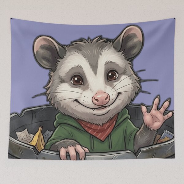 Item preview, Trashcan Possum designed and sold by The King's general goods.