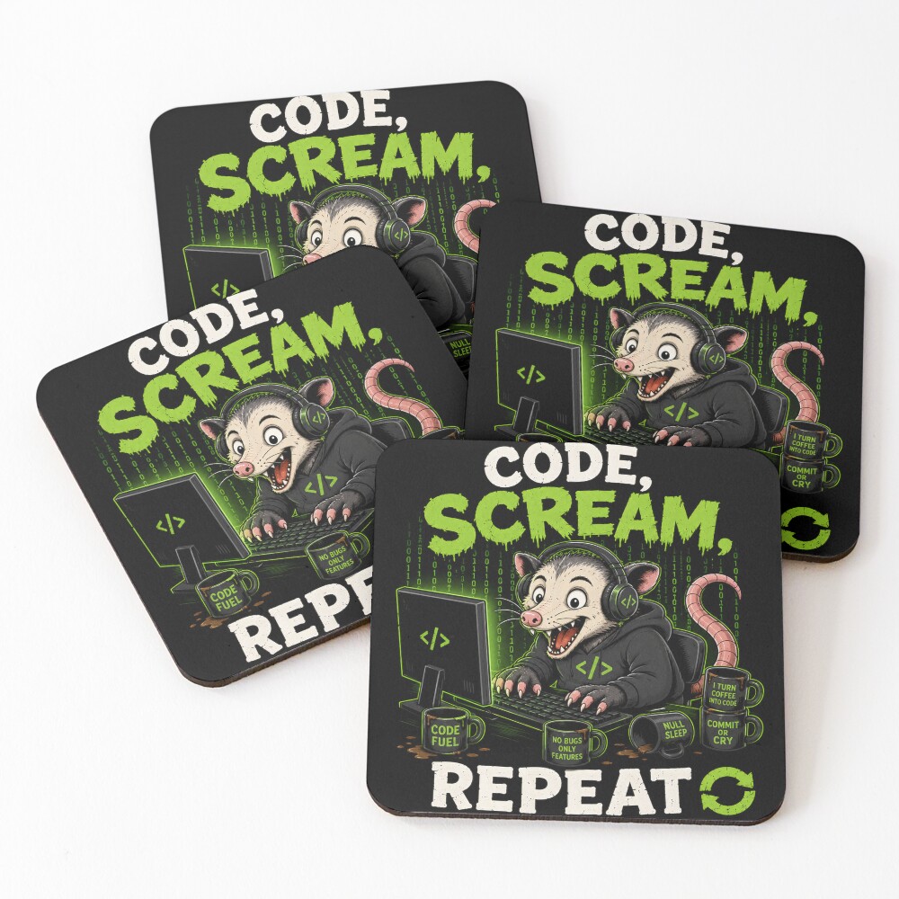 Item preview, Coasters (Set of 4) designed and sold by PatysArt.