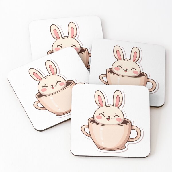 Item preview, Mocha Bunny Sticker designed and sold by Artify Walls.