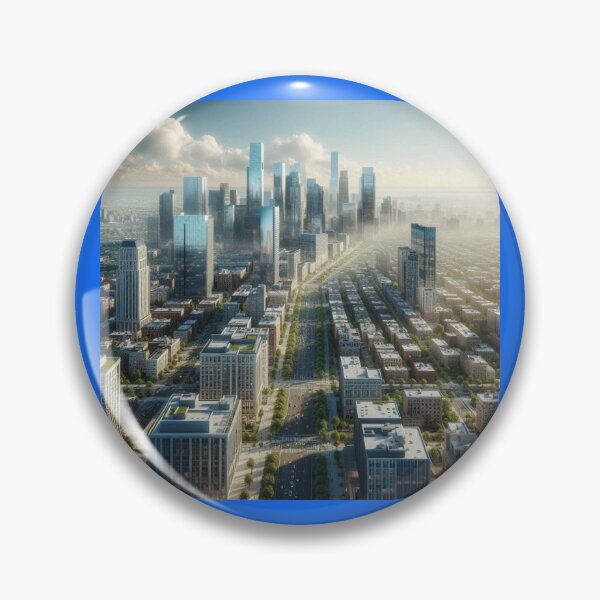 Item preview, Pennsville USA Downtown Skyline And Beautiful Four Direction Cityscape designed and sold by PaintMeWorld.
