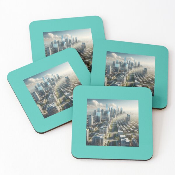 Item preview, Pennsville USA Downtown Skyline And Beautiful Four Direction Cityscape designed and sold by PaintMeWorld.