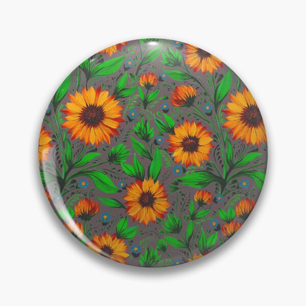 Item preview, Sunflowers pattern Plum designed and sold by Zenclover.