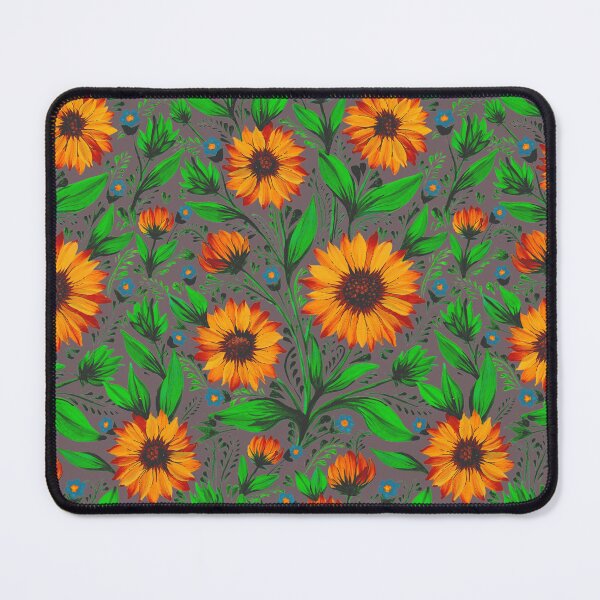 Item preview, Sunflowers pattern Plum designed and sold by Zenclover.