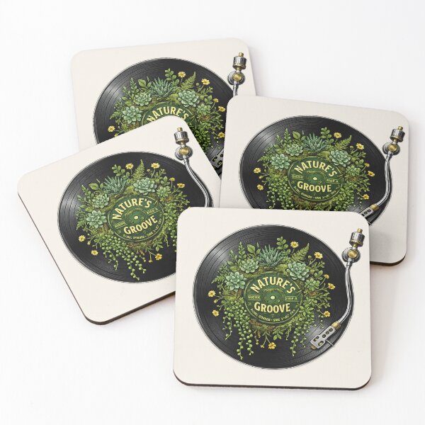 Item preview, Nature's Groove: Botanical Vinyl Record & Houseplant Ecosystem designed and sold by krish-prints.