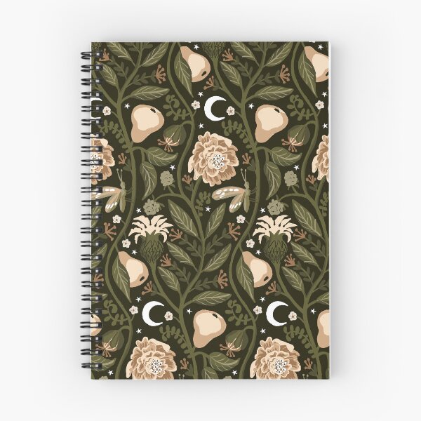 Item preview, Midnight Fruit Garden - Beige and Olive Green designed and sold by kobyakov.