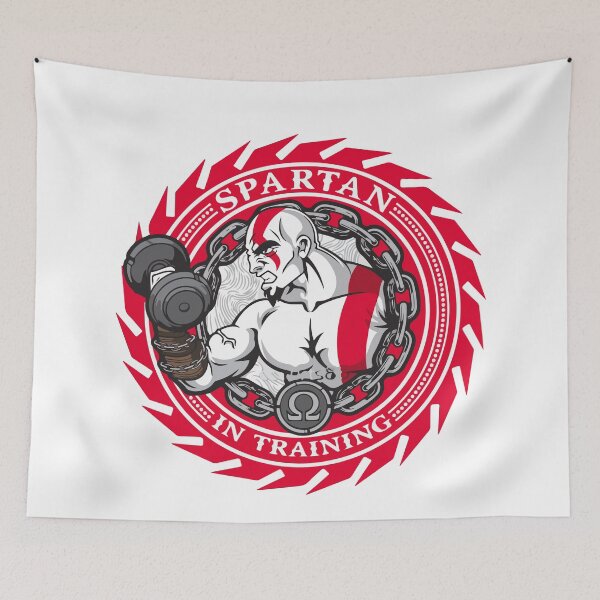 Item preview, Spartan In Training Gym designed and sold by MikeMoreArt.