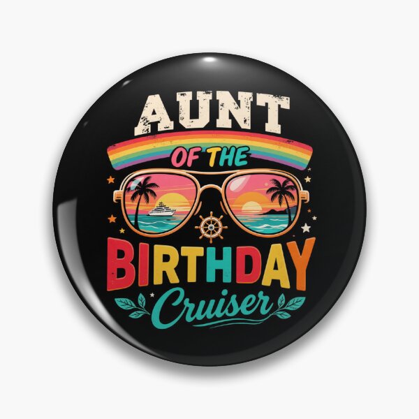 Item preview, Funny Family Cruise - Aunt of the Birthday Cruiser Vintage Cruise designed and sold by CutOutIdols.
