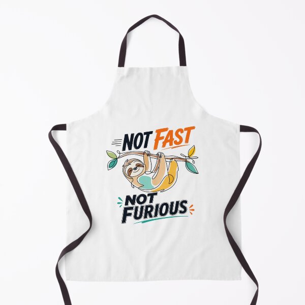 Item preview, Not Fast Not Furious Sloth designed and sold by Newthingzy.
