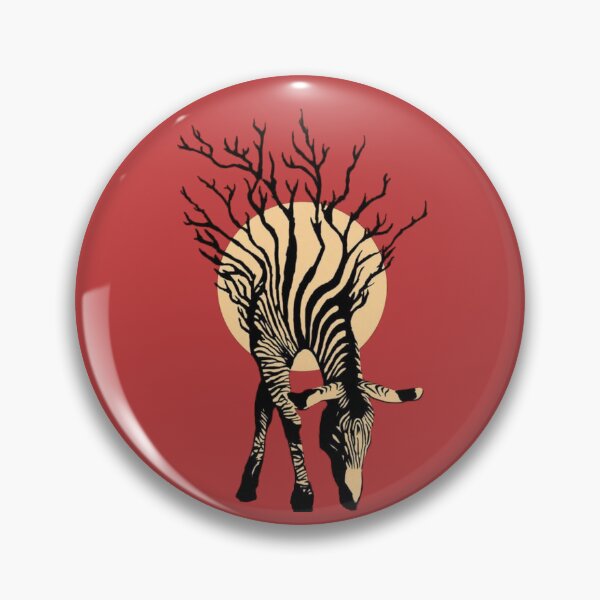Item preview, Surreal Zebra Tree Wildlife Illustration Nature Art Design designed and sold by The craft.