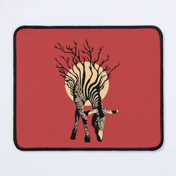 Item preview, Surreal Zebra Tree Wildlife Illustration Nature Art Design designed and sold by The craft.